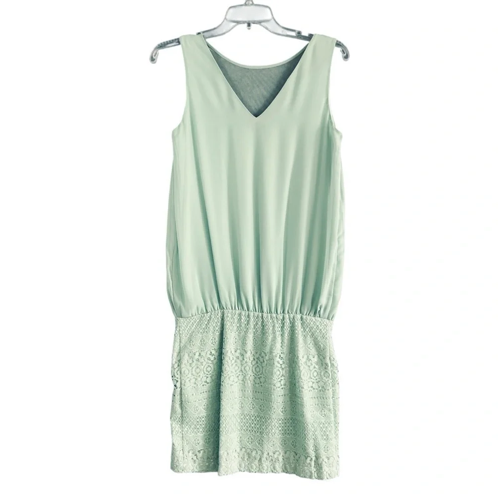 J. PETERMAN Alice's 1920s Dress Blouson Pale Aqua Size 0